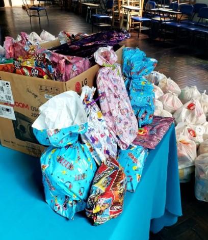 Cáritas recebeu doação de brinquedos do Rotary para o Dia da Solidariedade