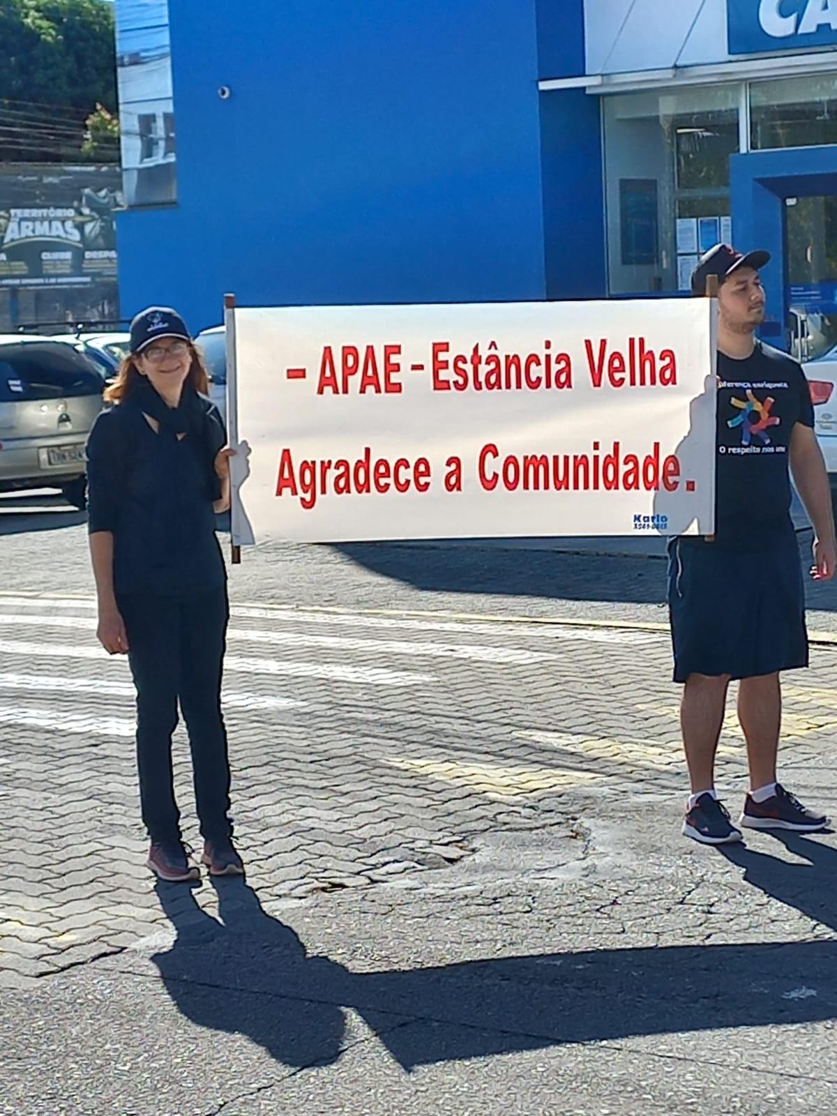 Pedágio da APAE na Semana da Pessoa com Deficiência Intelectual e Múltipla