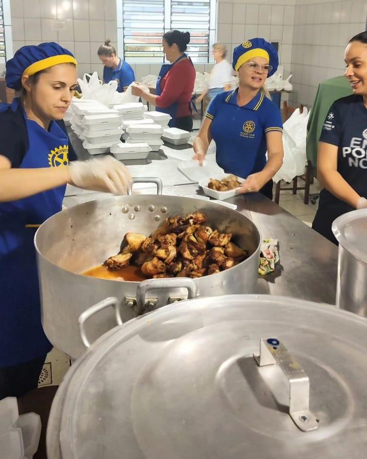 Mais uma ação bem sucedida do Rotary Club