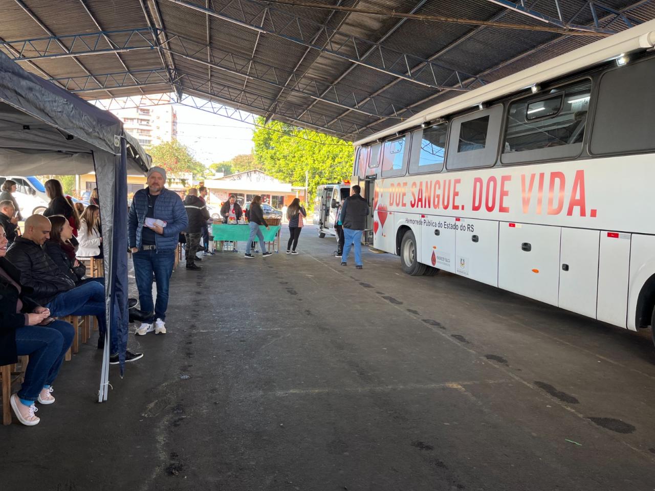 Ônibus do Hemocentro estará em Estância Velha neste sábado