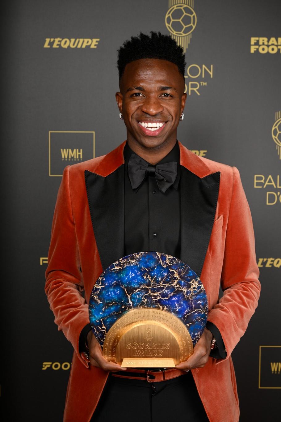 Bola de Ouro 2023: os top 30 da premiação e Vinicius Junior leva o Prêmio Sócrates