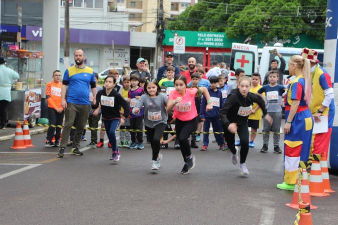 Corrida Kids é transferida para sábado, dia 14 de outubro