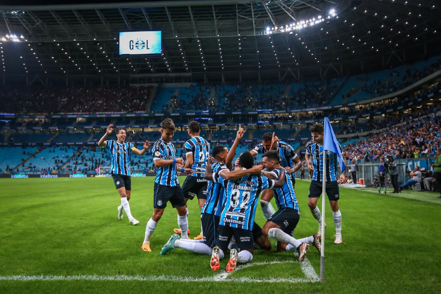 Grêmio vence Flamengo de virada pelo Brasileirão