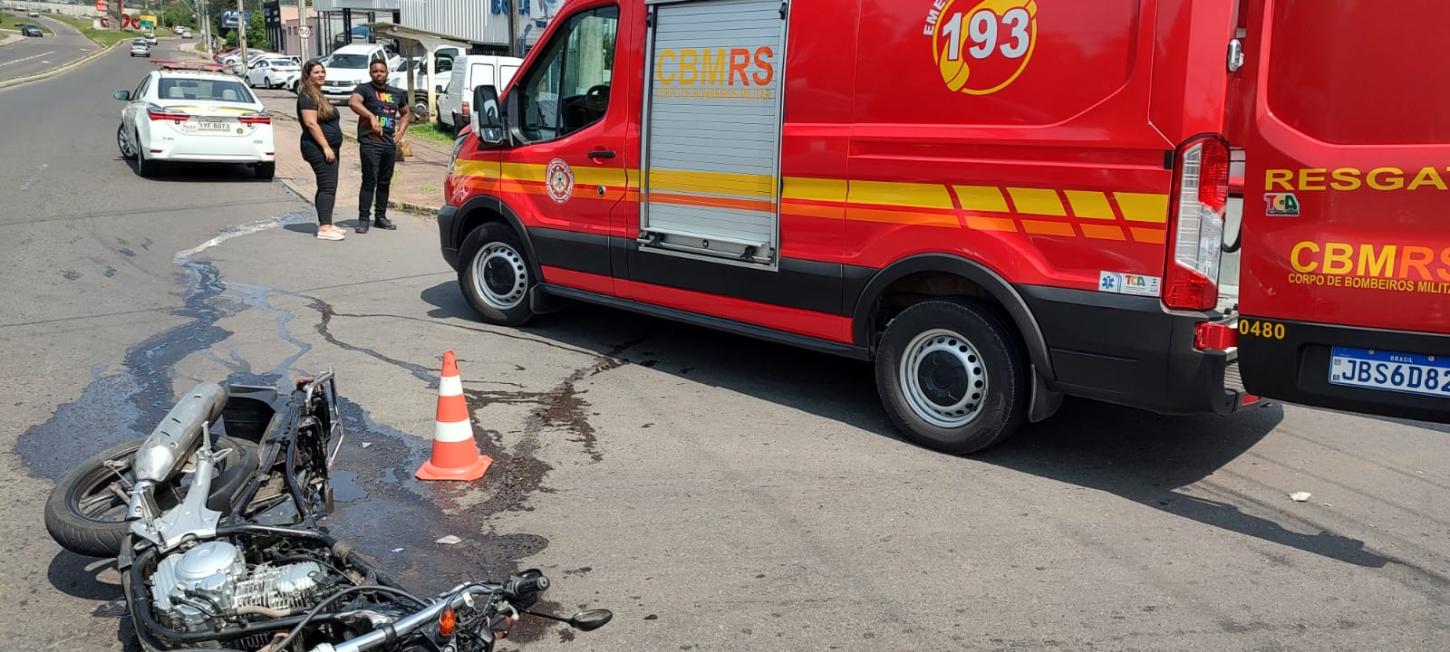 Acidente deixa vítima em estado grave