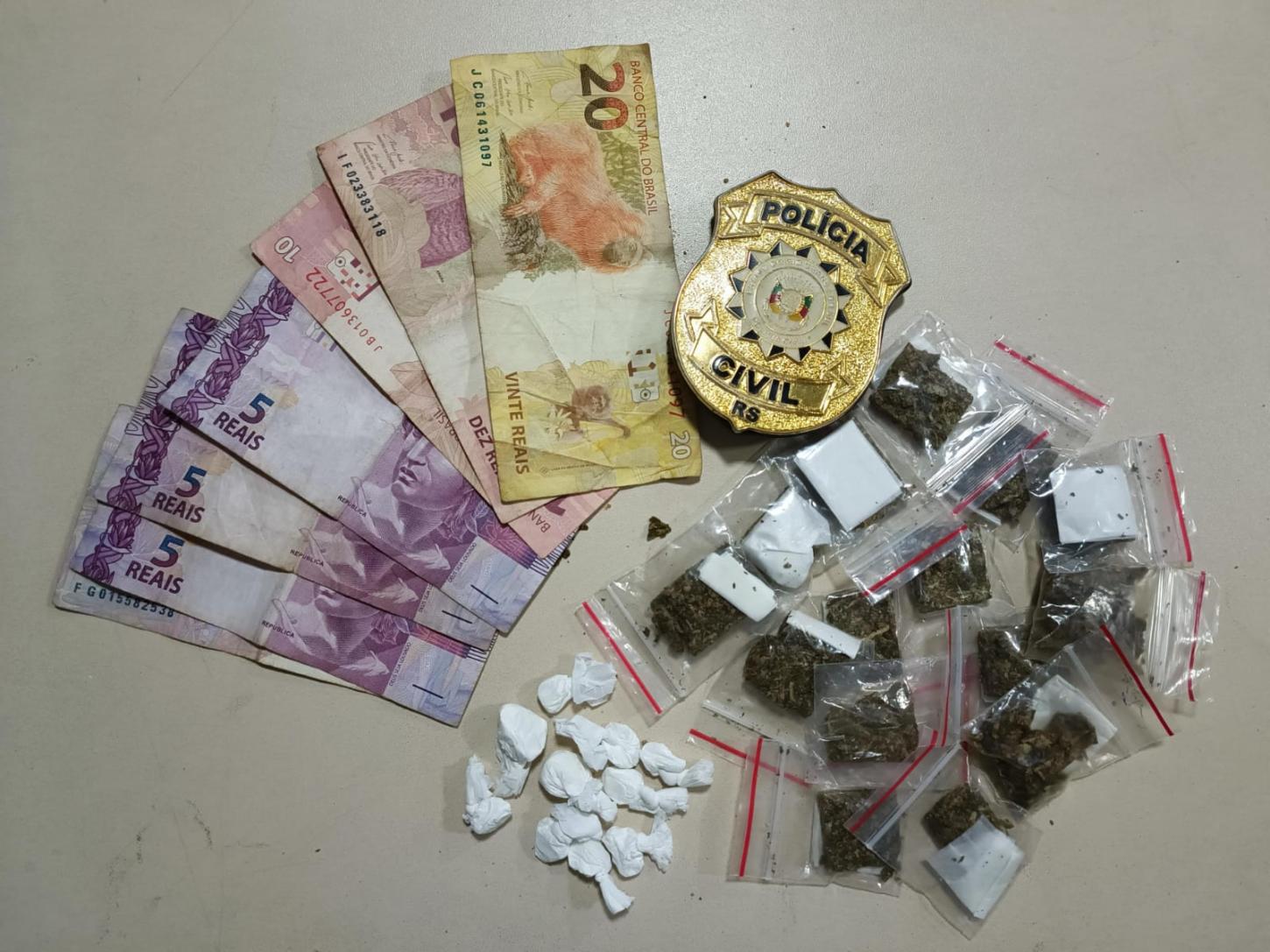 Dois presos por tráfico de drogas em SL