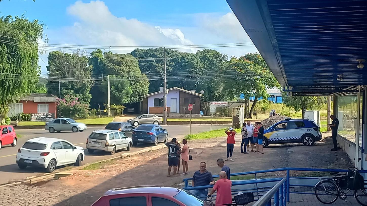 Acidente na rua Portão