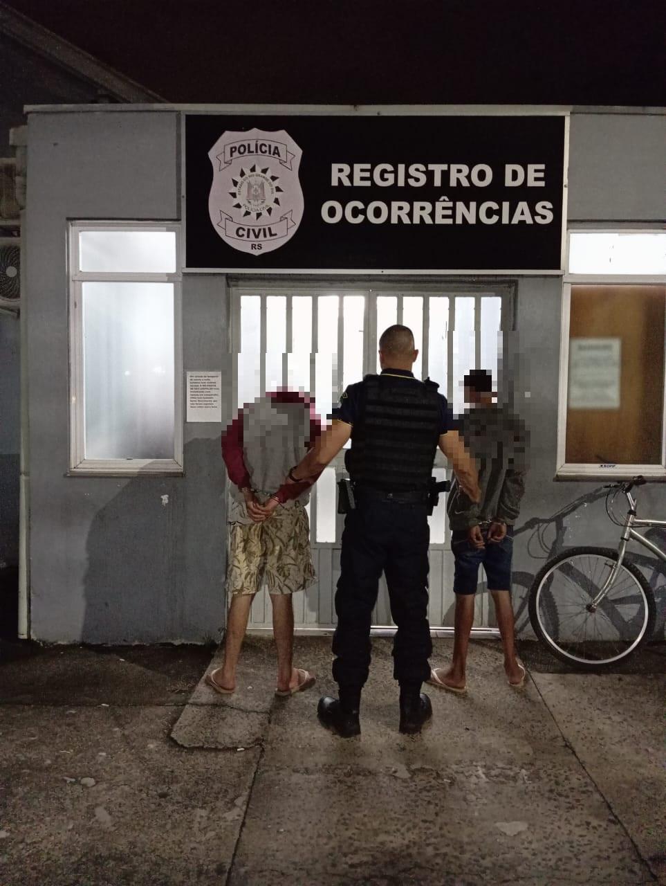 Guarda Municipal realiza prisão de arrombadores