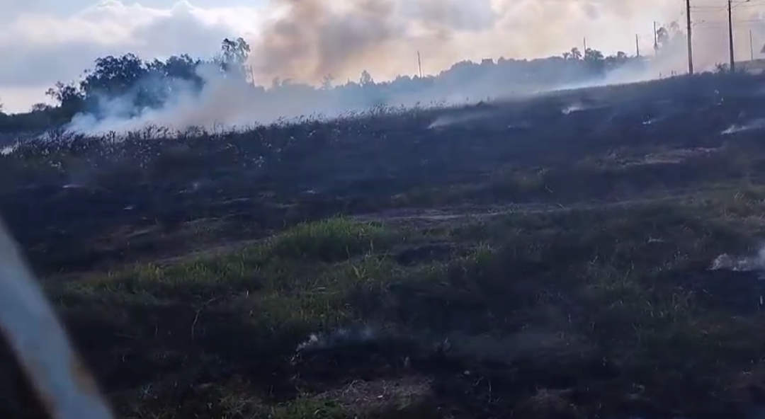 Mais um incêndio em vegetação
