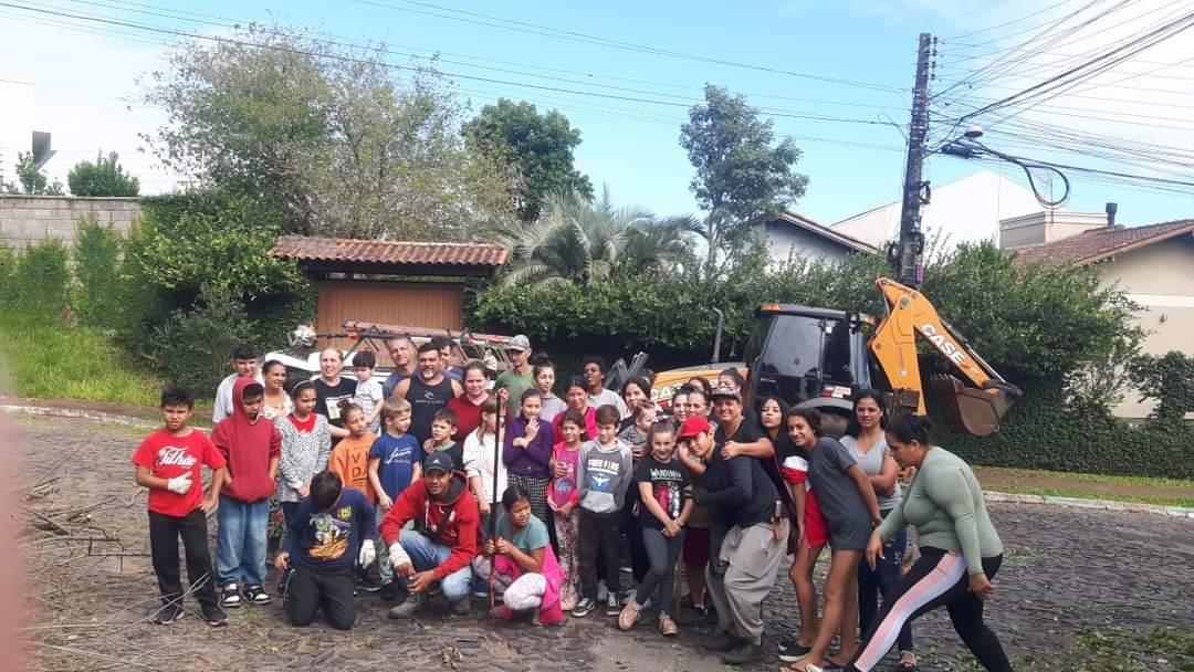 Amigos do Galpão agem em prol de área cedida ao projeto Amiguinhos de Cristo