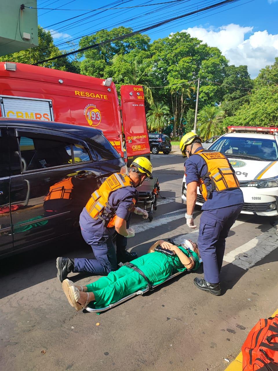 Atropelamento no centro