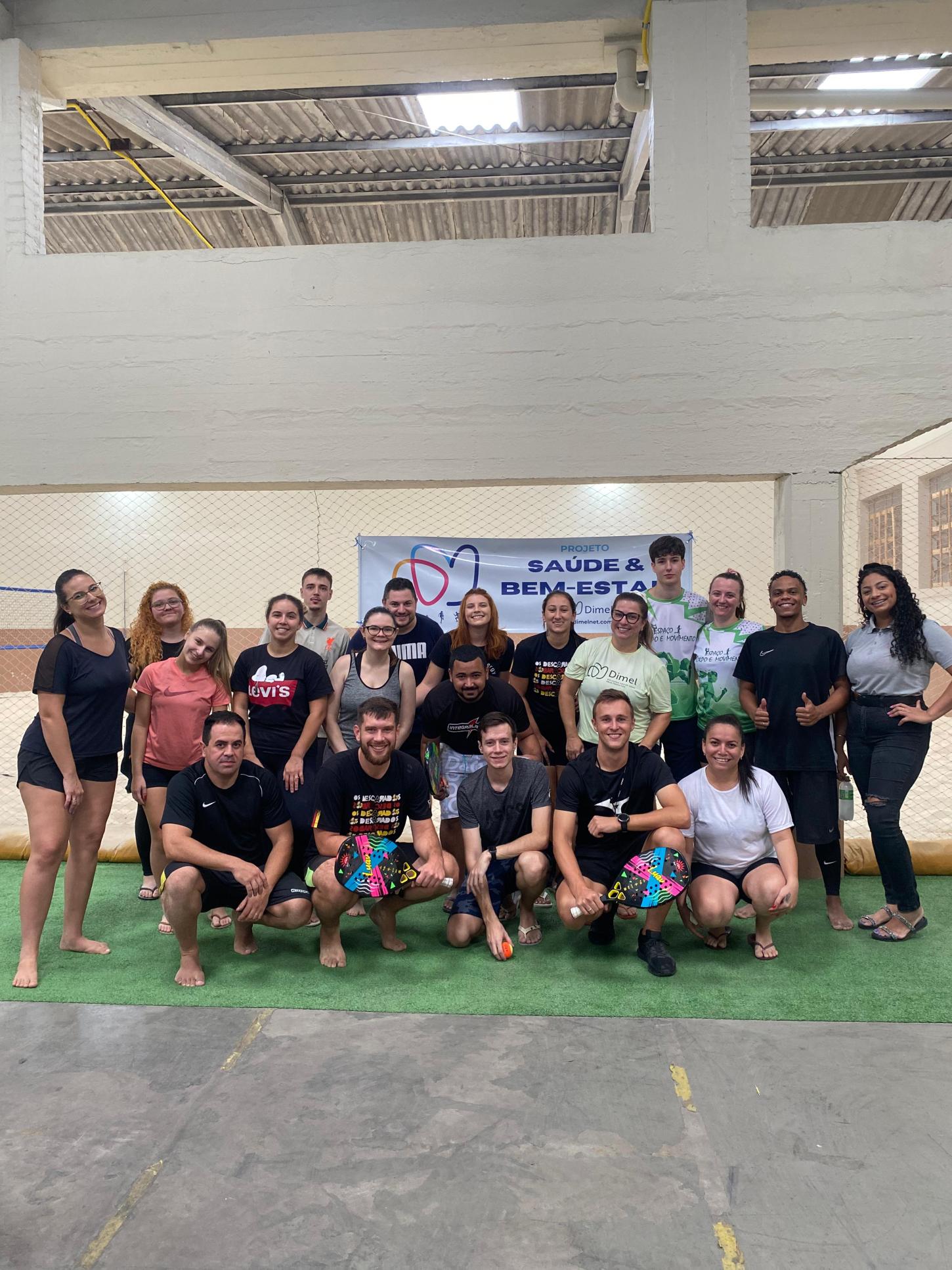 Dimel realiza 1° Torneio Interno de Beach Tennis