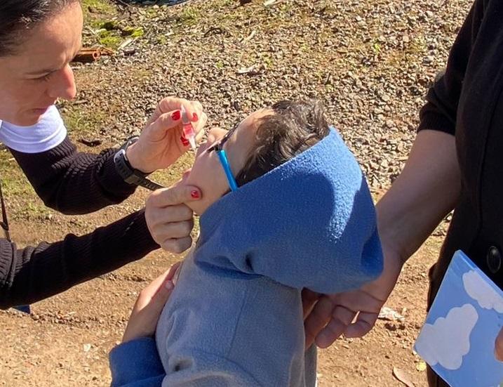 Estância Velha se mobiliza para vacinação contra a Poliomielite