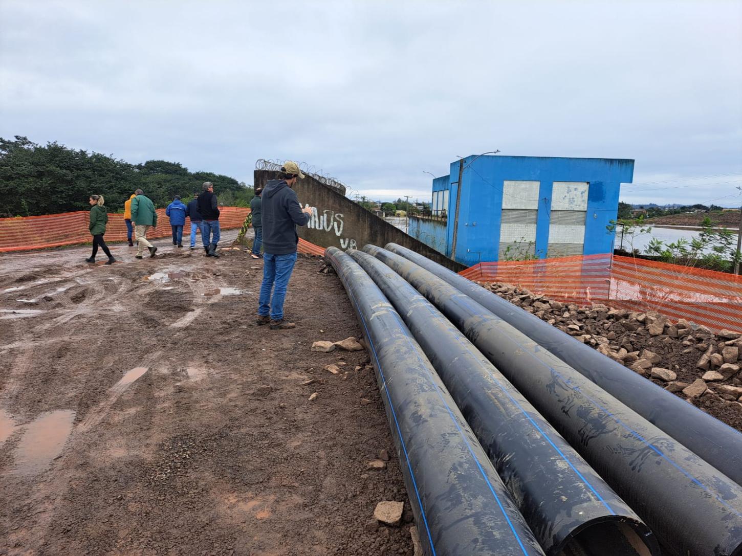 Novo Hamburgo preparada para instalar bombas provisórias e recuperar Casa de Bombas