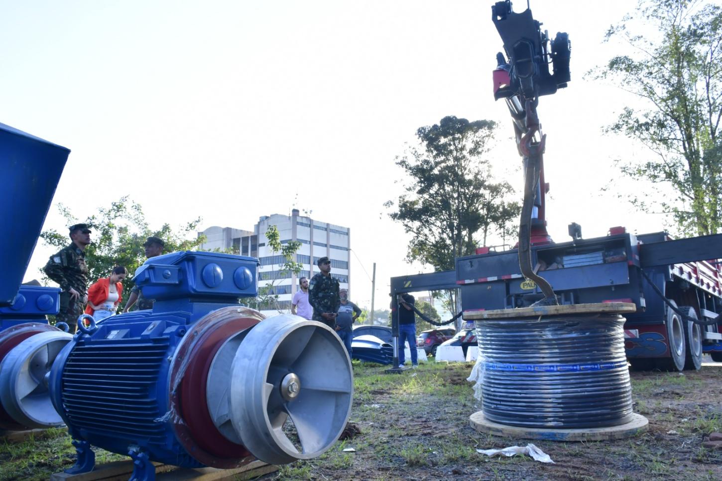 Novo Hamburgo trabalha na instalação de bombas temporárias