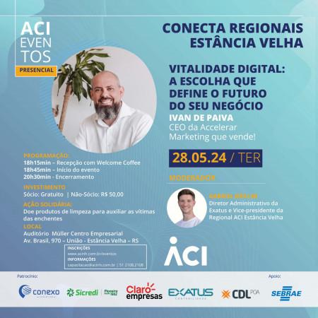 Regional ACI Estância Velha promove palestra sobre Vitalidade Digital