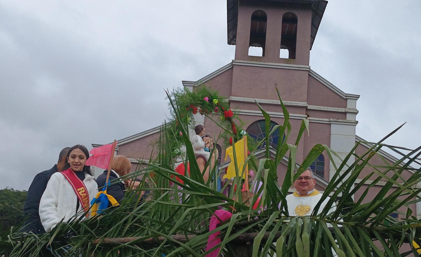 Benção de São Cristóvão na Festa do Motorista