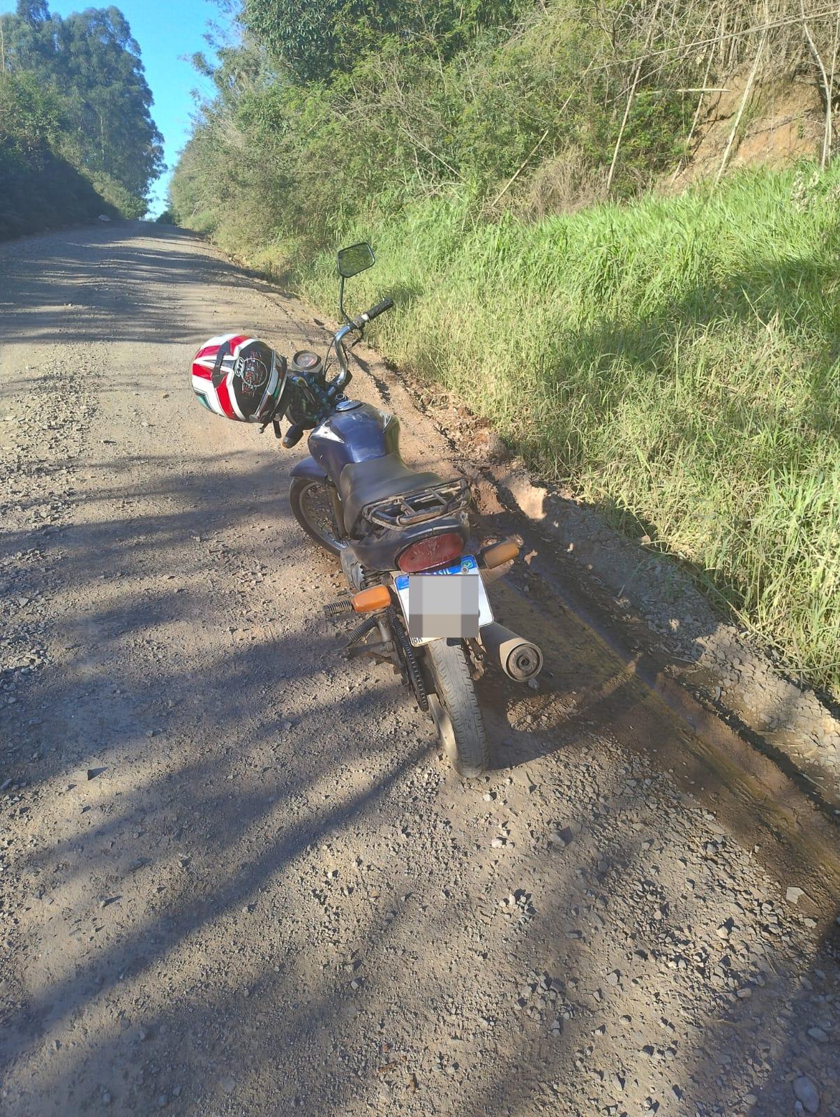 Moto recuperada pela Guarda Municipal