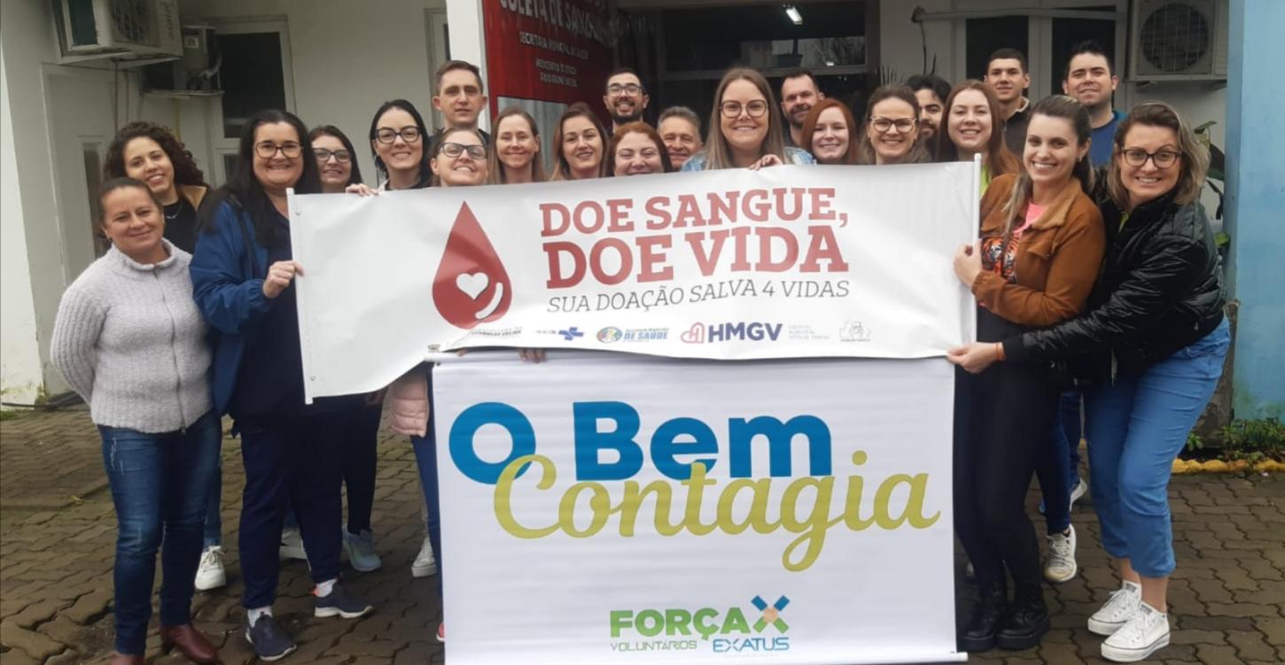 Município incentiva doação de sangue com ações mensais