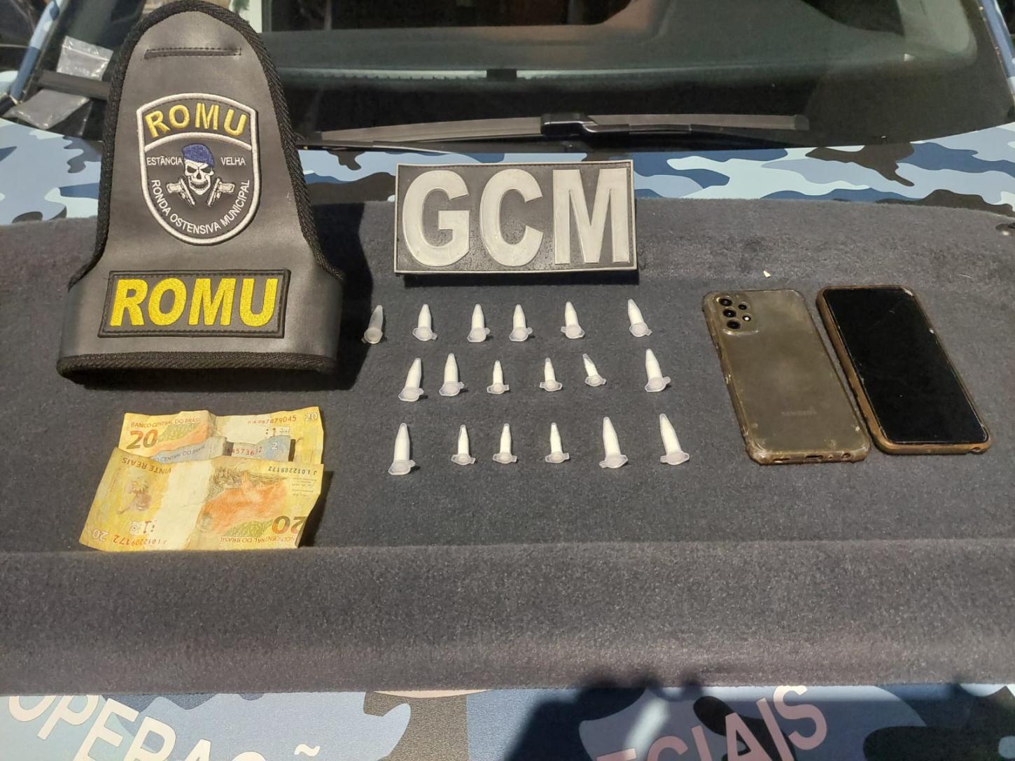 GM prende por tráfico de drogas no bairro das Rosas