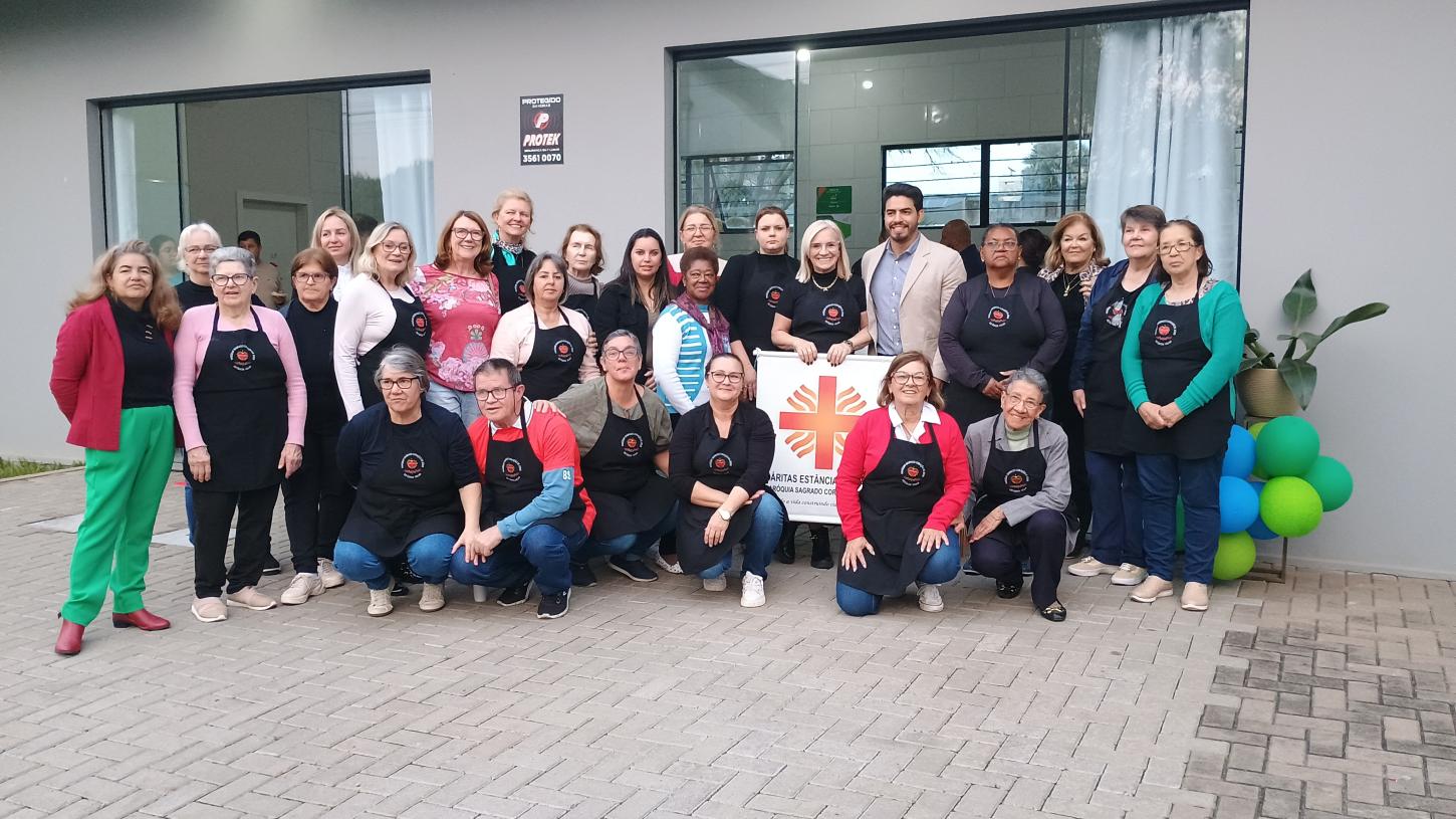Inauguração da Cozinha Solidária em Estância Velha