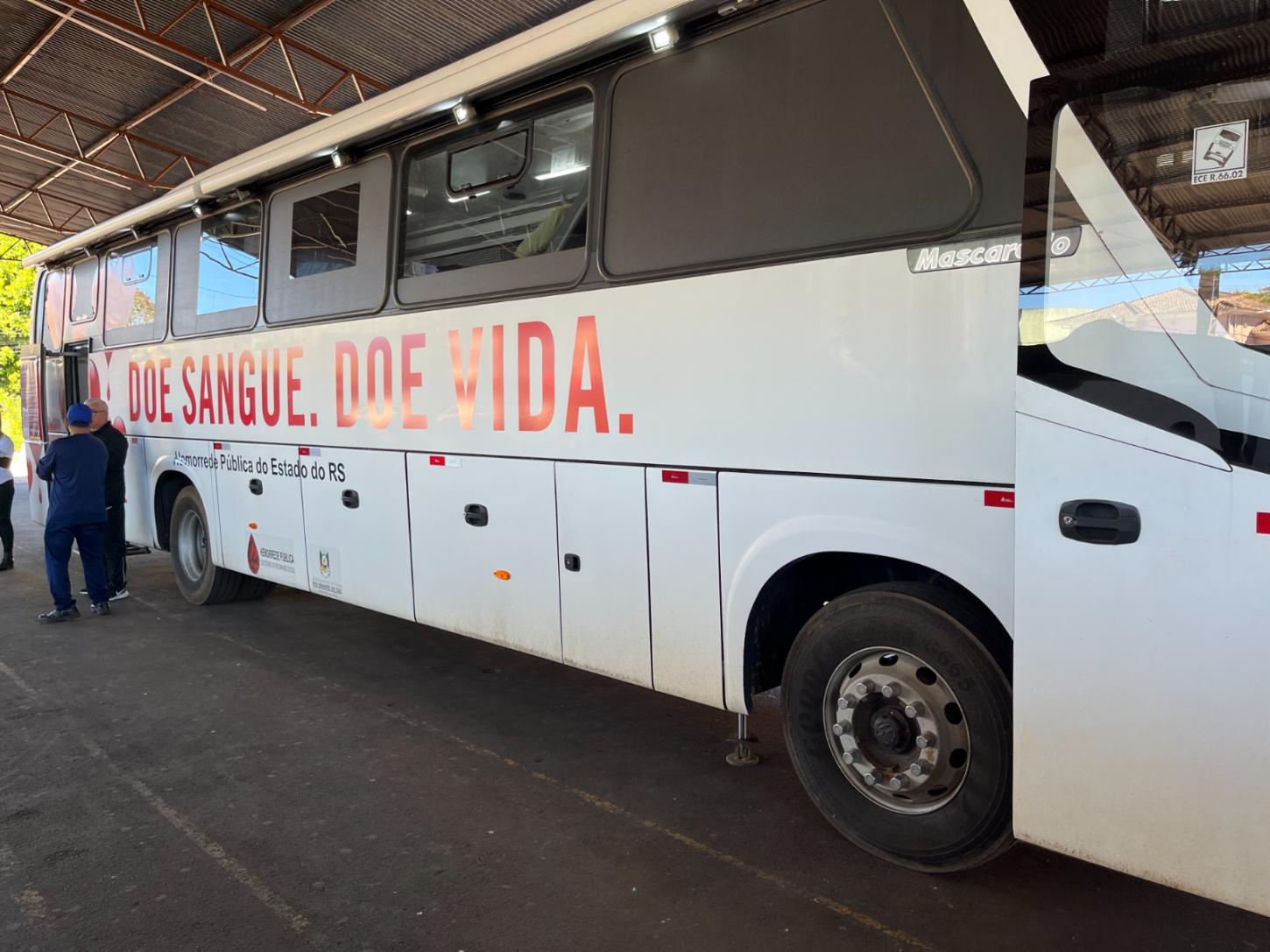 Ônibus do Hemocentro estará em Estância Velha no sábado