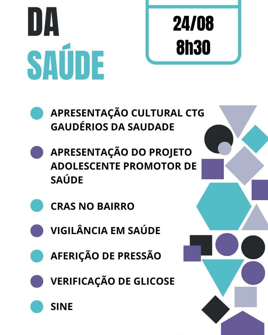 Sábado tem I Feira da Saúde no Rincão dos Ilhéus