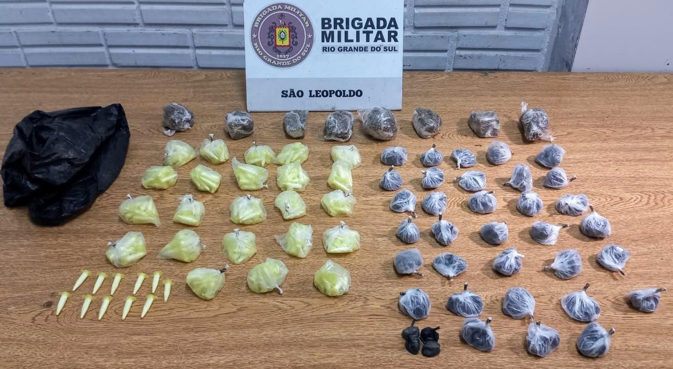 BM desta vez apreende 4,215 kg de drogas na Operação Cerco Fechado em SL