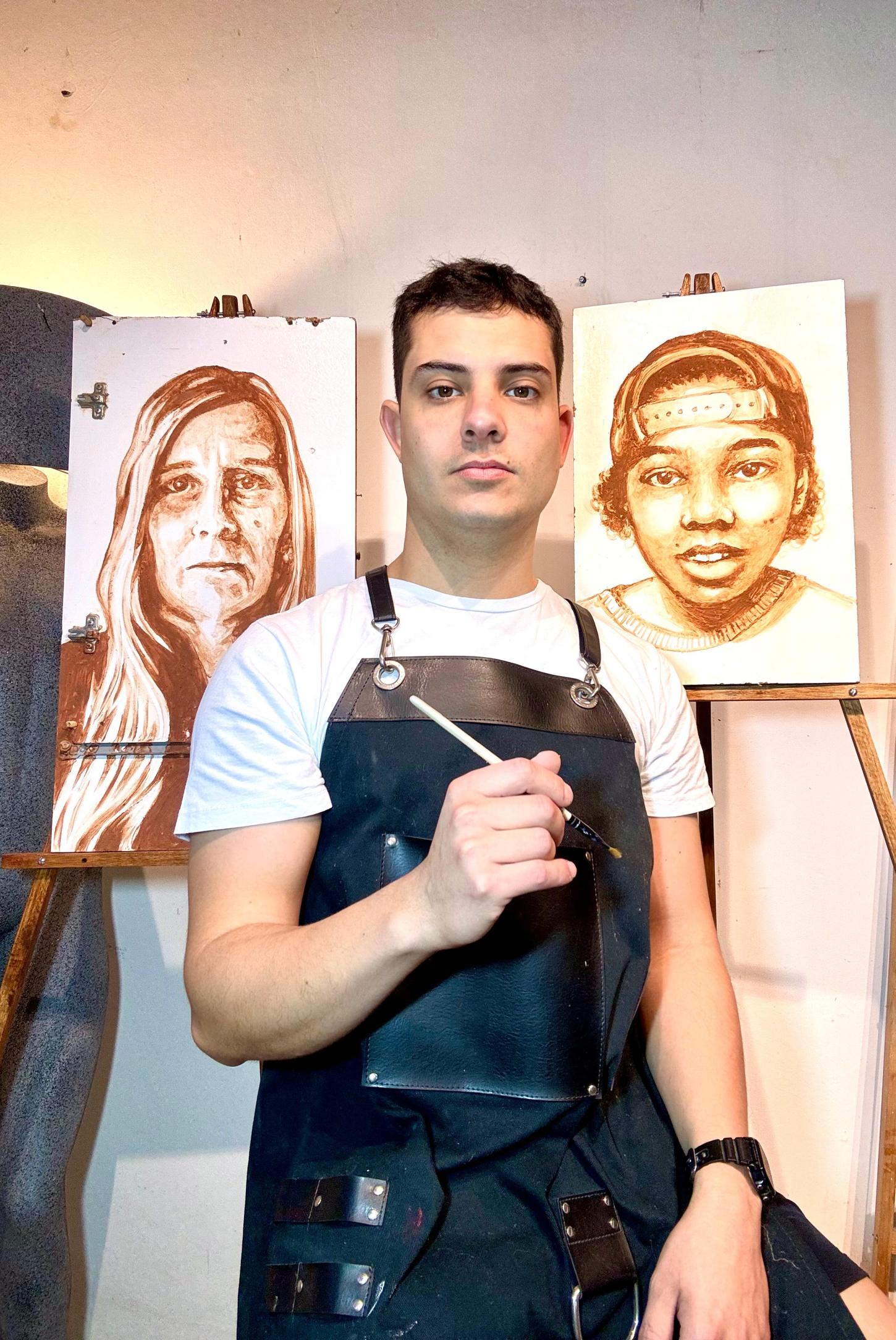 Artista Feu Cardoso inicia nesta quarta a exposição Memórias Sedimentadas