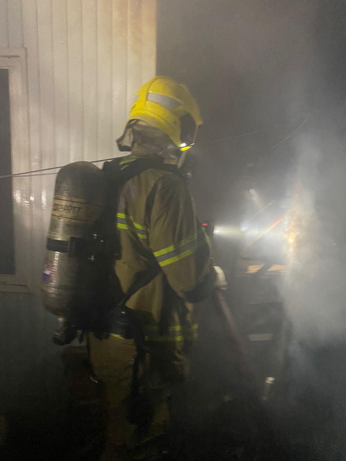 Bombeiros de Estância Velha auxiliam em combate à incêndio na Boa Saúde