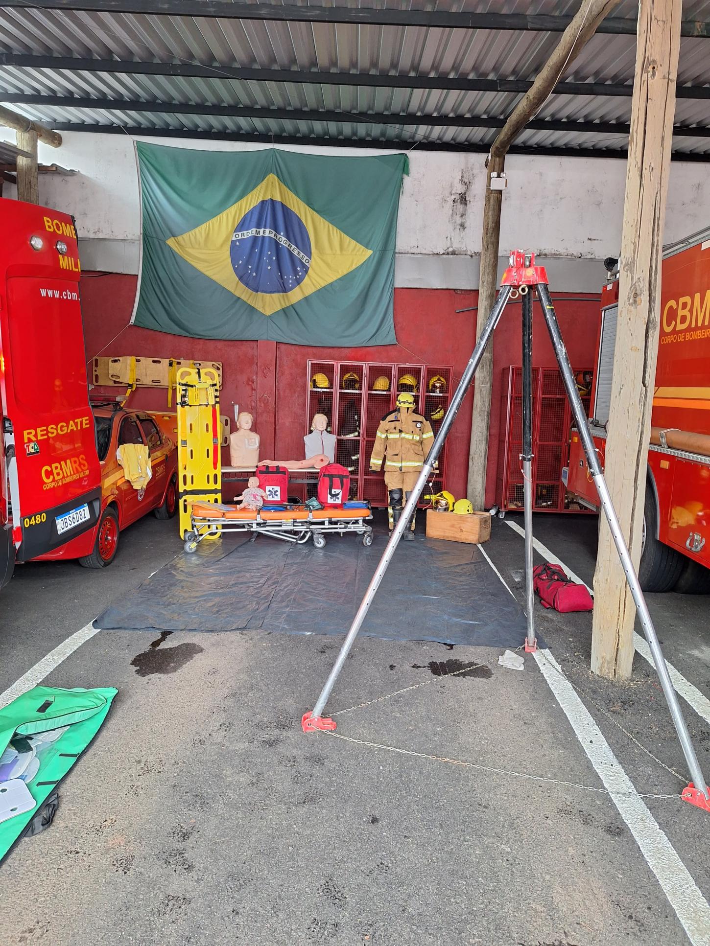 Corpo de Bombeiros terá visitação para garotada neste sábado à tarde