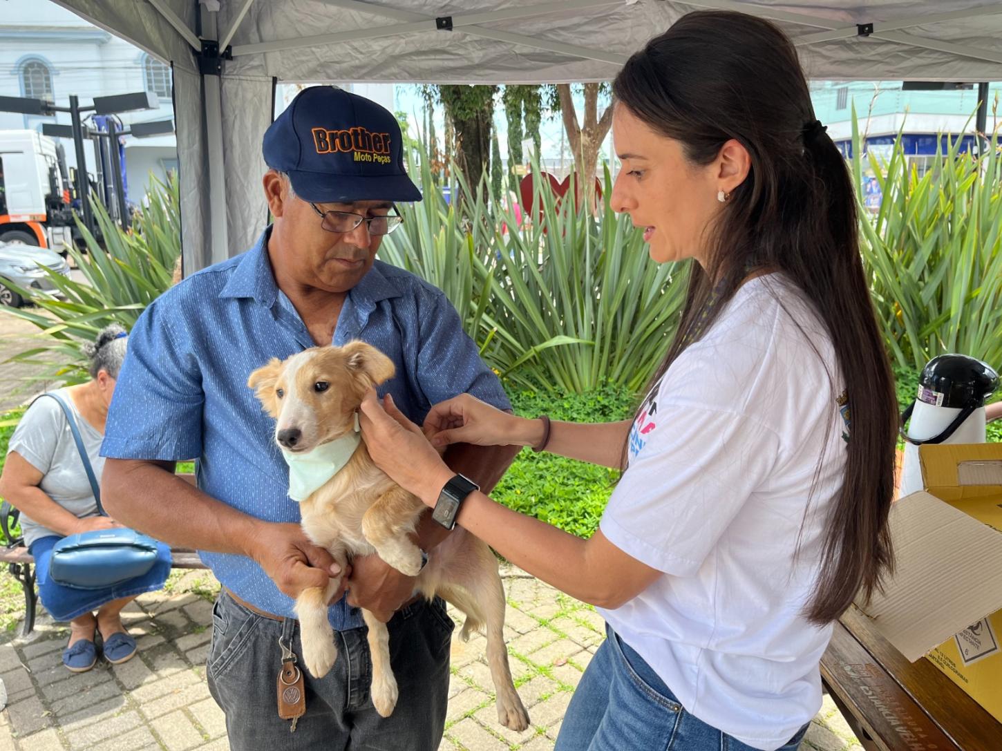 Mais de 110 animais foram vacinados na campanha de sábado