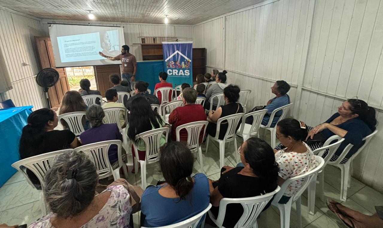 Palestra de Conscientização contra Racismo foi realizada no CRAS