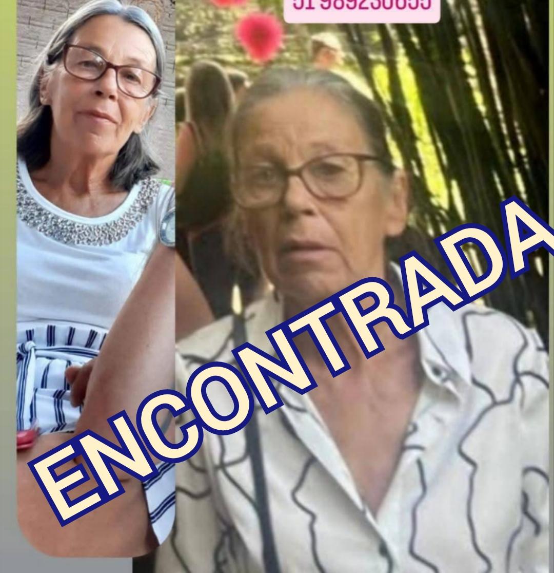 Idosa que estava desaparecida foi localizada em Porto Alegre
