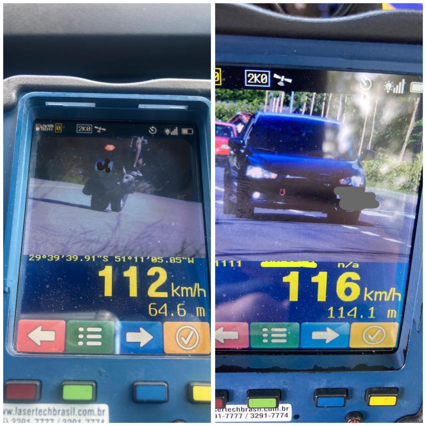 GCM de Estância flagra, em menos de três dias, veículos acima dos 100km/h dentro da cidade