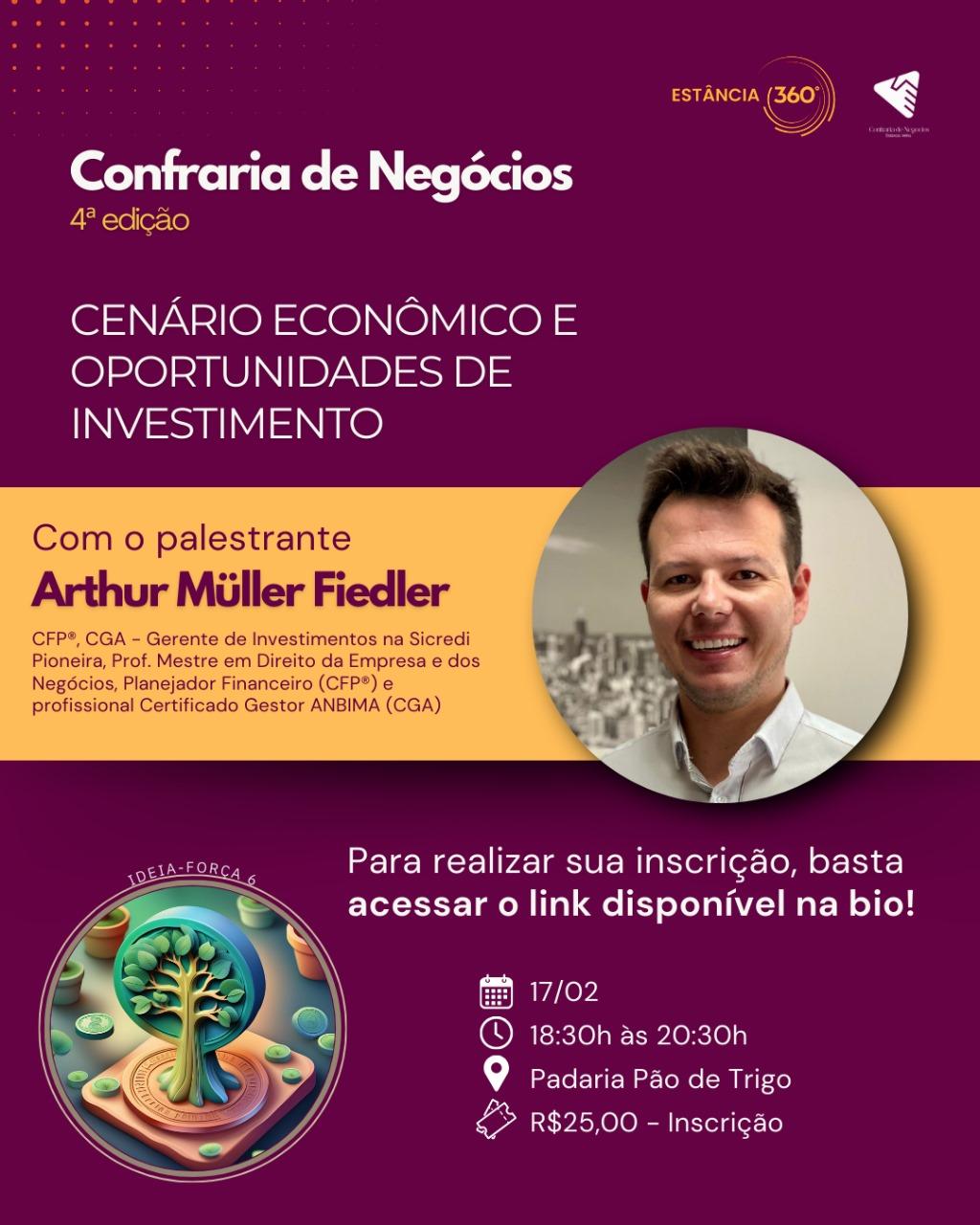Na próxima segunda tem Confraria de Negócios da IF6 do Estância 360