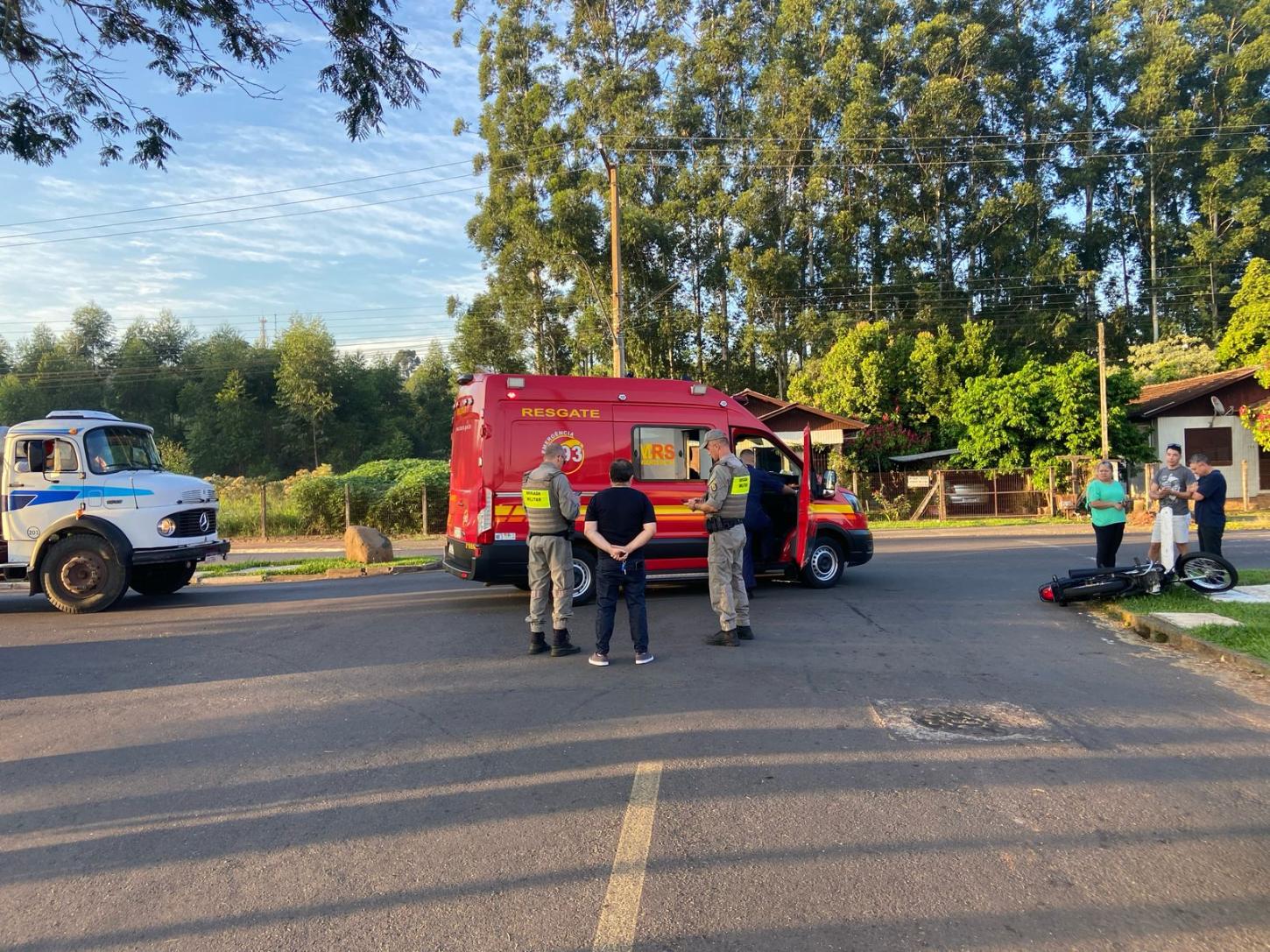 Acidente na avenida Walter Klein deixa um ferido