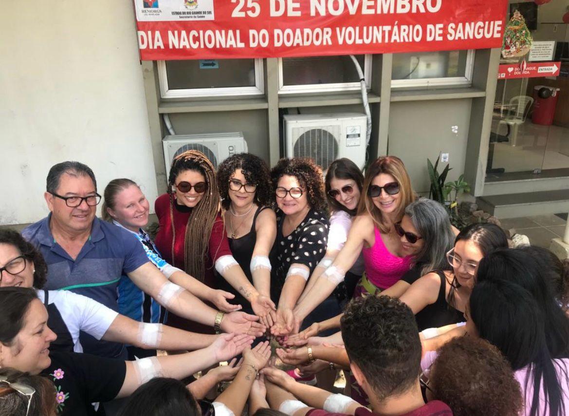 Posto do Rincão Gaúcho organiza o próximo grupo de doadores de sangue