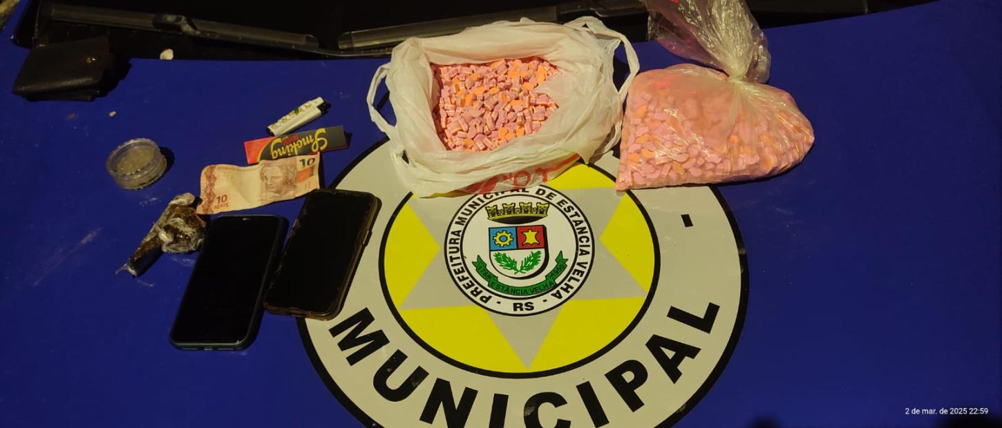 TRAFICANTES SAO PRESOS PELA GCM COM MAIS DE 1,4 KG DE ECSTASY PRONTOS PARA ENTREGA