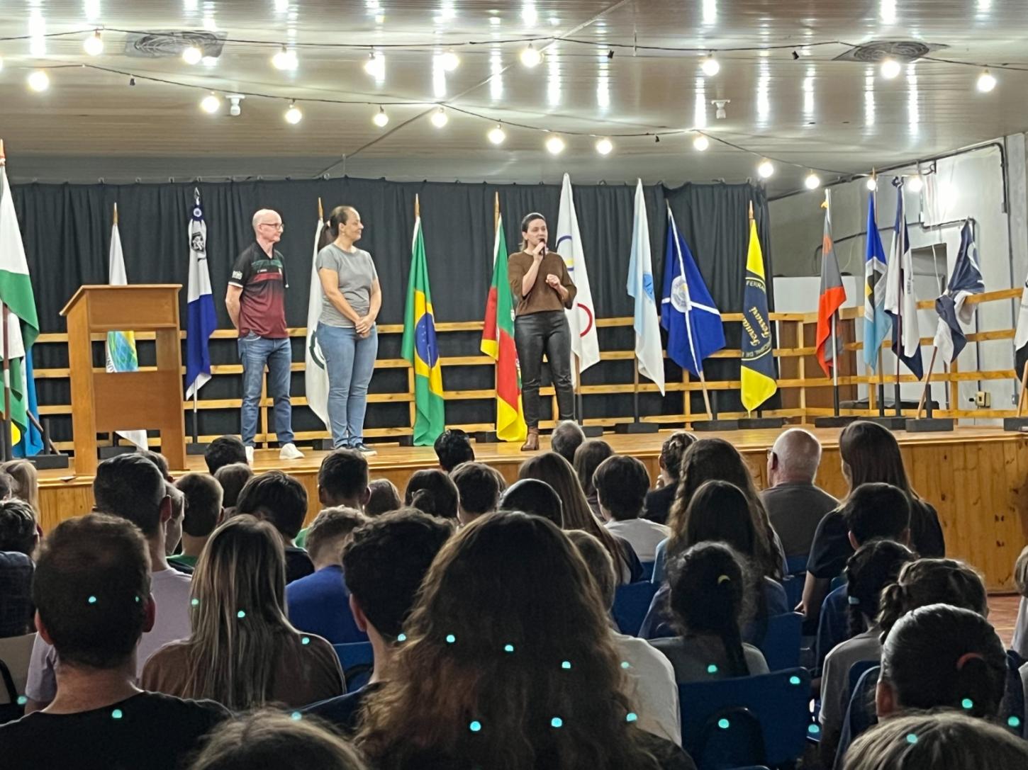Abertura da XXXI Olimpíada Escolar oficial ocorreu no Espaço Cultural