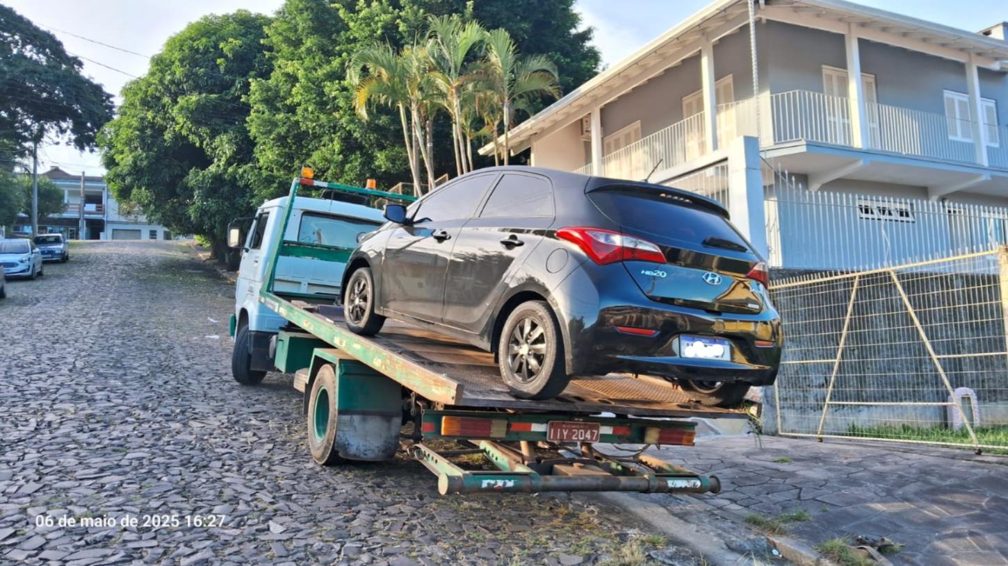 GCM RECUPERA VEÍCULO FURTADO EM ESTÂNCIA VELHA