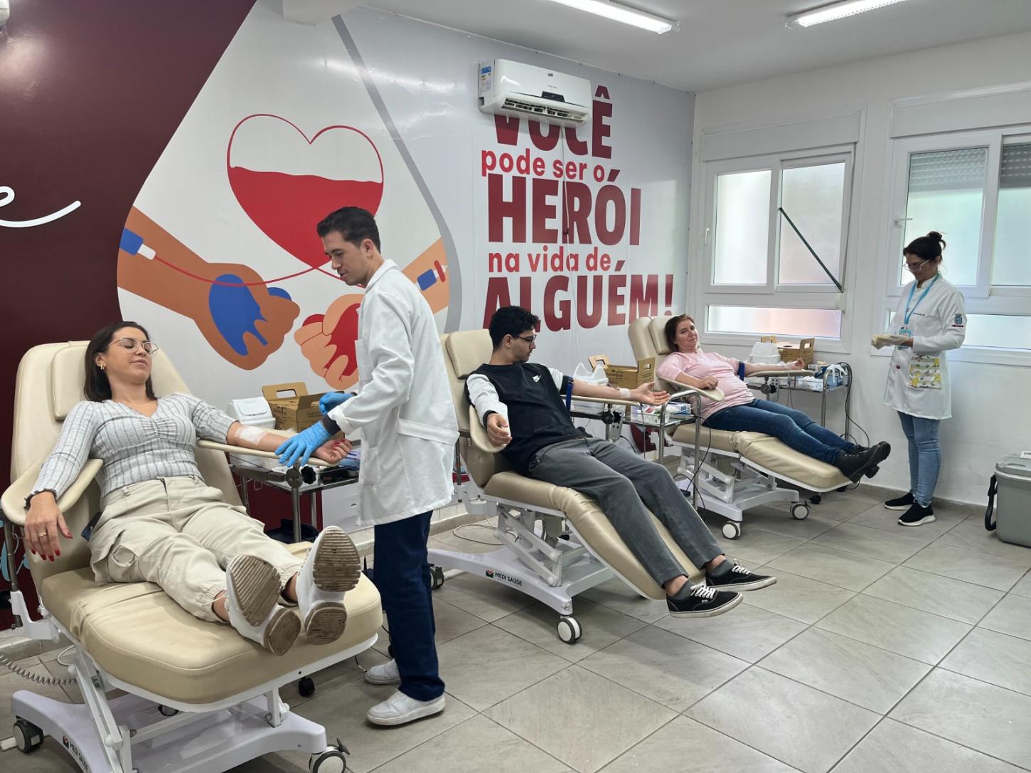Doadores de sangue podem se inscrever para a etapa da campanha no dia 24 de junho