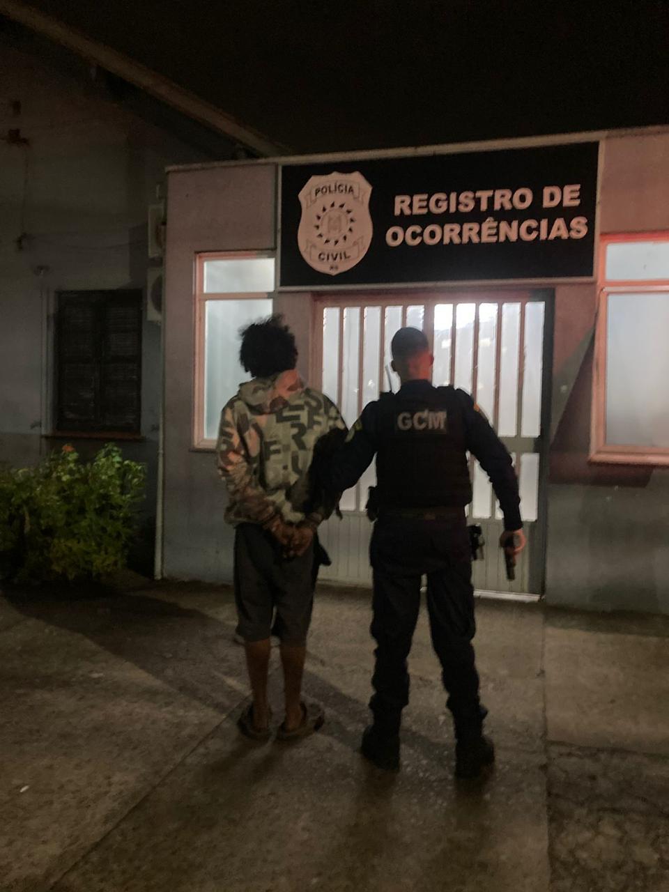 ARROMBADOR É PRESO EM FLAGRANTE PELA GCM
