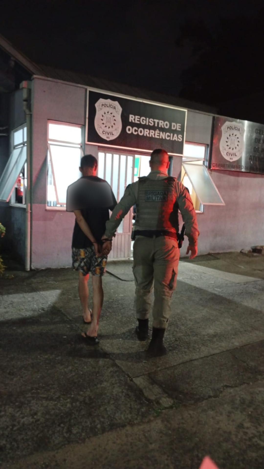 Covardia armada termina com prisão em flagrante em Estância Velha