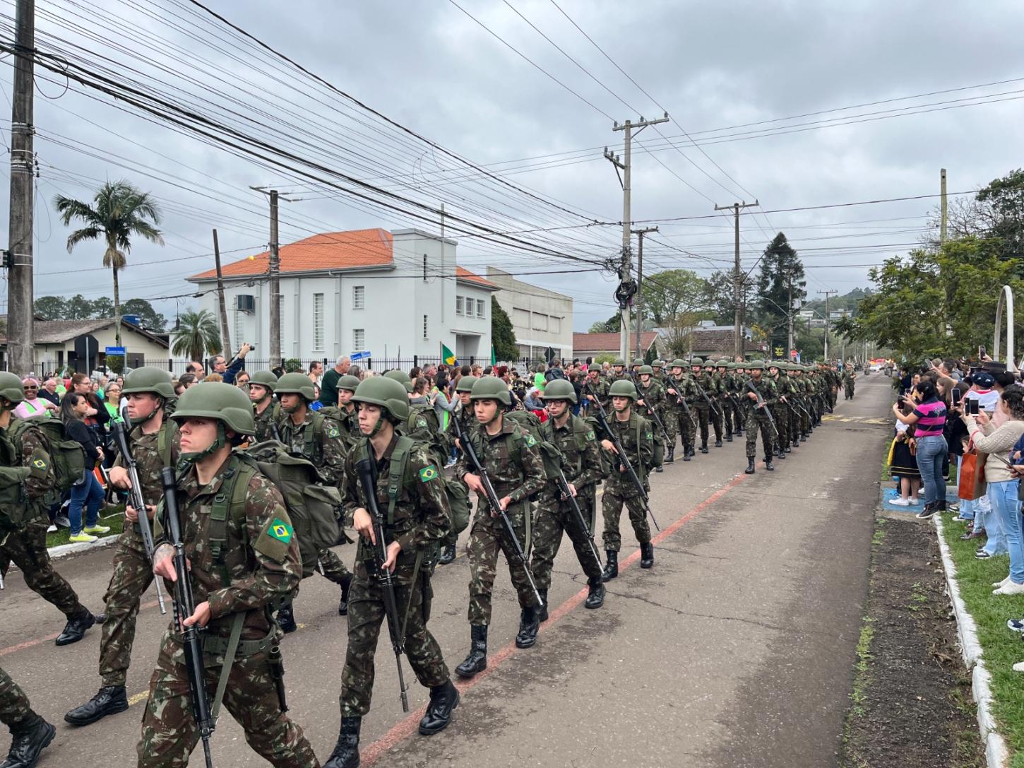 Desfile Cívico de Estância Velha será no dia 13 com a participação das Bandas da Brigada Militar e do Exército Brasileiro