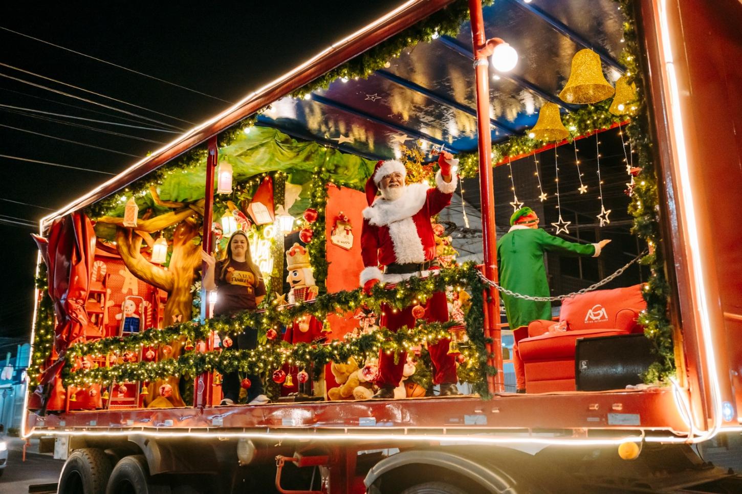 Casa Móvel do Noel é atração em Estância Velha neste domingo
