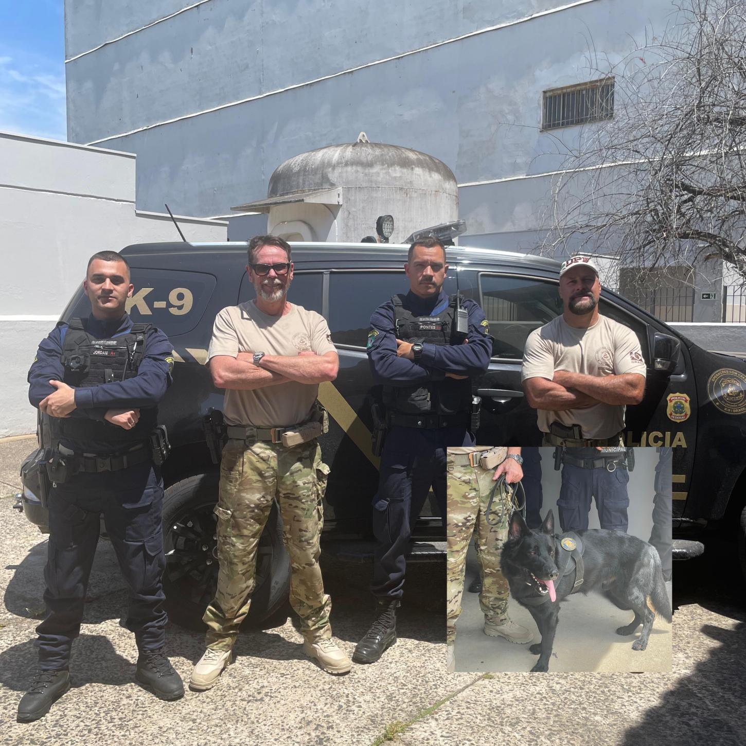 GUARDAS CIVIS MUNICIPAIS CONDUTORES DE CÃES POLICIAIS PARTICIPAM DE CAPACITAÇÃO NA POLÍCIA FEDERAL