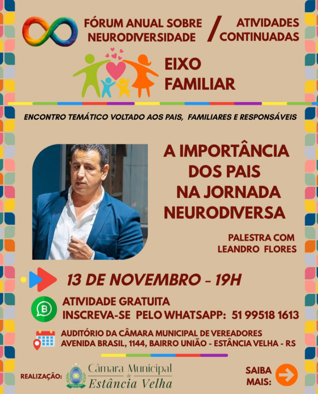 NEURODIVERSIDADE: Câmara realiza encontro direcionado às famílias de pessoas neurodivergentes