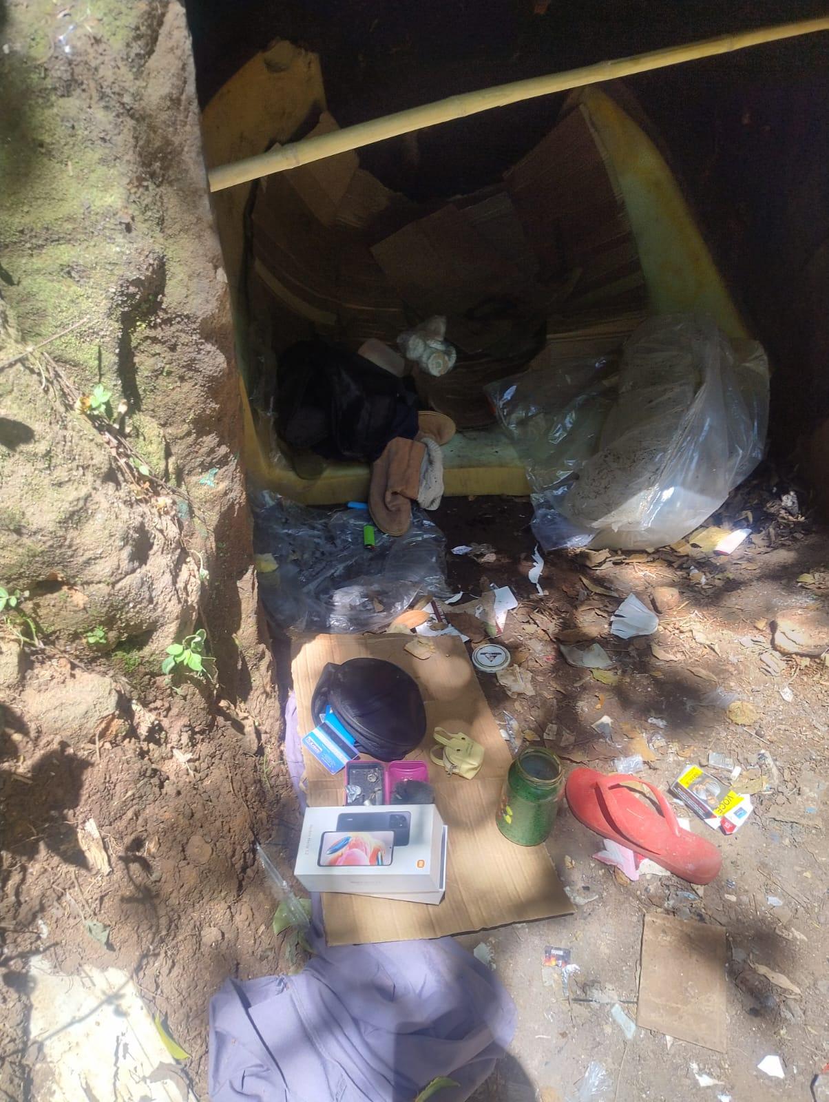Moradora de rua em prisão domiciliar é capturada pela GCM em 'toca' no bairro Rincão