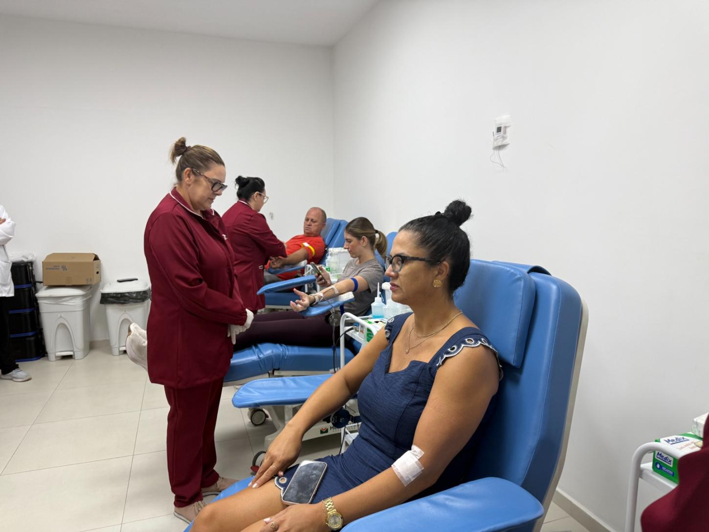 Doação de Sangue: 35 pessoas participam de coleta de sangue no Posto Avançado de Estância Velha