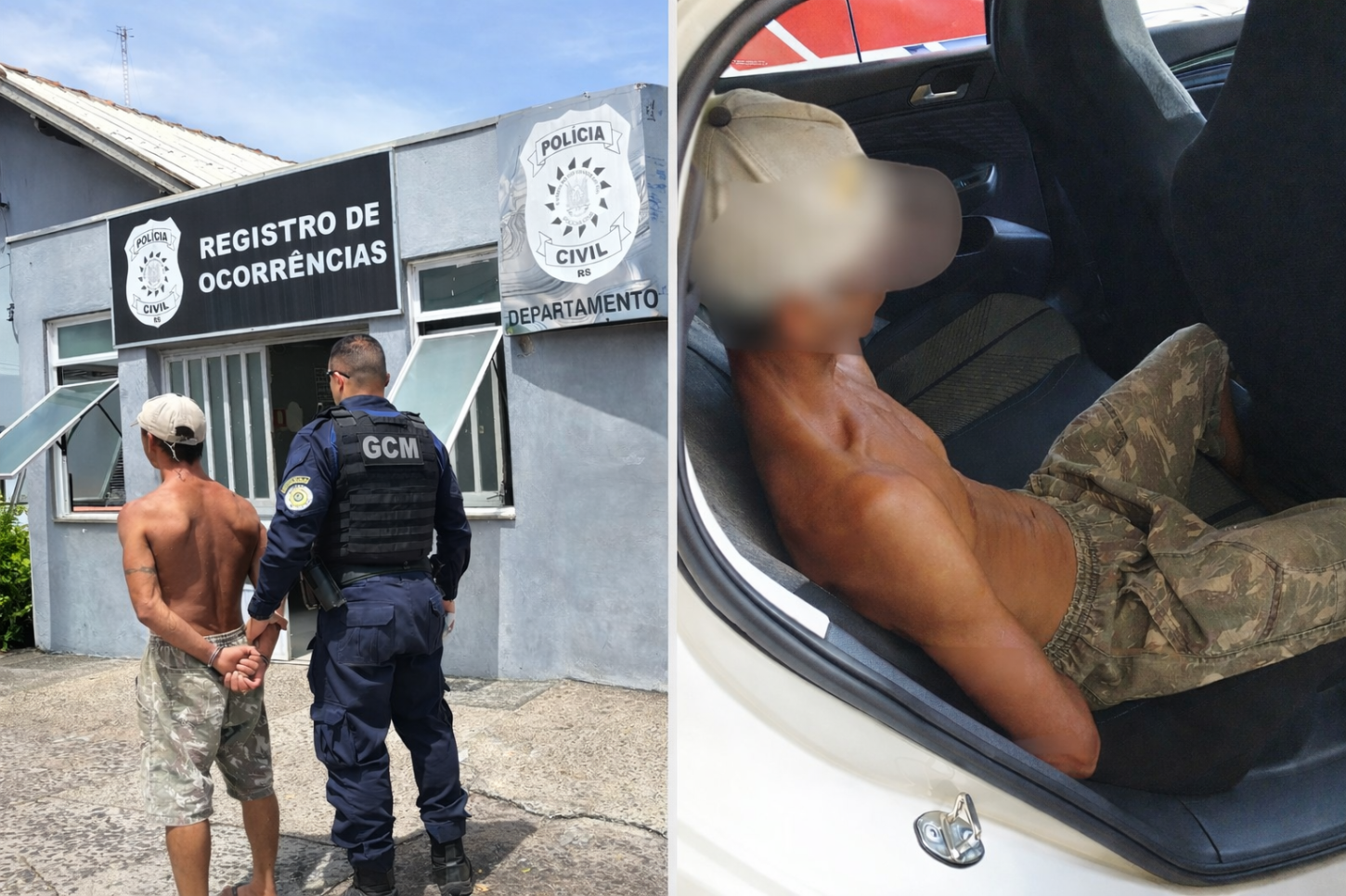 GCM PRENDE HOMEM POR DESCUMPRIMENTO DE MEDIDA PROTETIVA
